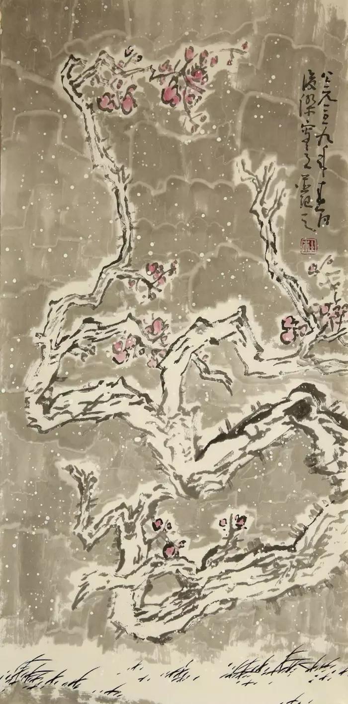 梅竹双清—青年画家杜俊杰国画作品赏析