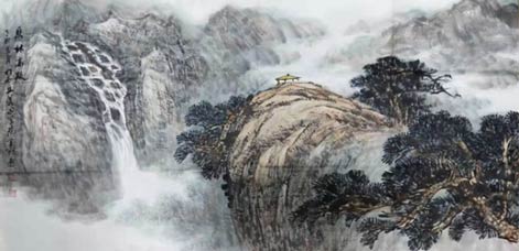 【翰墨文化】著名山水画家李百战作品赏析