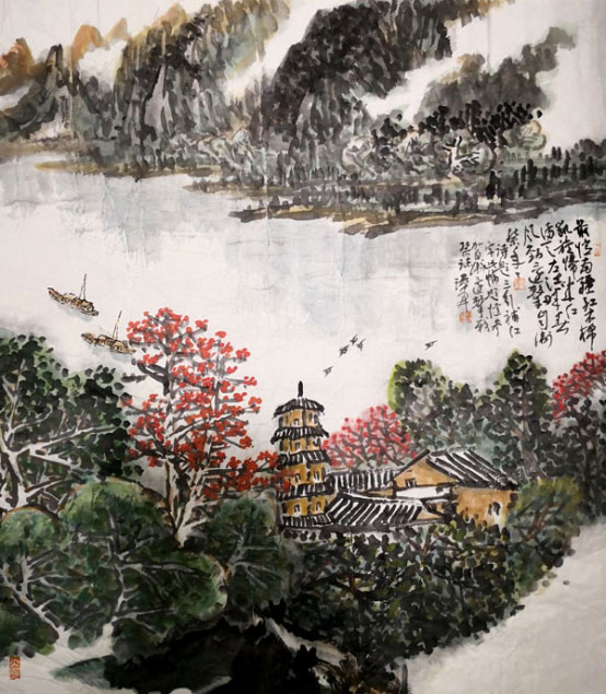 其人 其画 其书—著名画家谭开作品欣赏